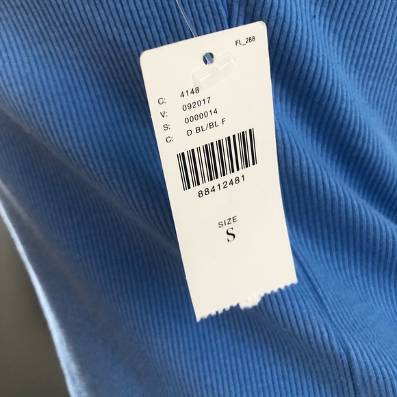 NWT Powder Blue Anthropologie square neck top size small - Picture 5 of 5